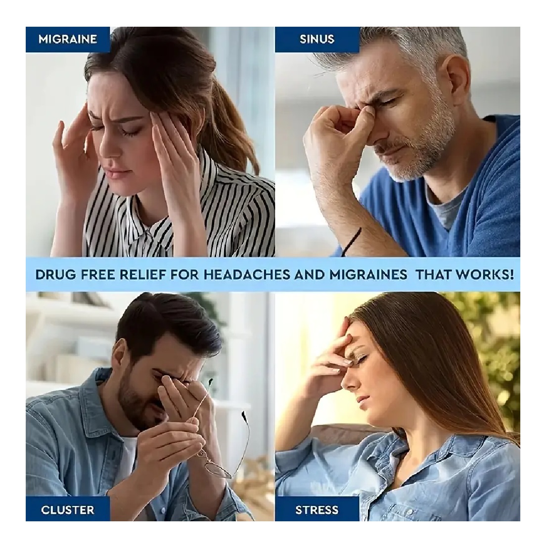 Miniatura 5 de Gorro Alivia Dolores Cabeza Y Migrañas